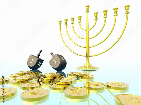Obraz hanukkah celebration.