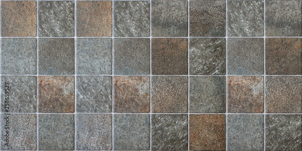 Fototapeta Panorama of floor tile texture and background