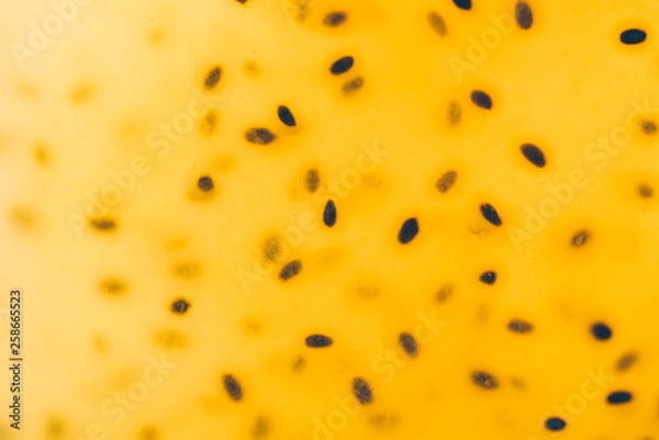 Obraz Passion Fruit Smoothie Juice With Seeds Close-Up