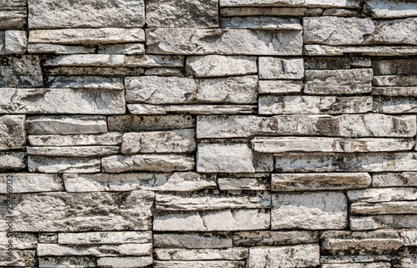 Fototapeta Stone brick wall background, Grunge texture. 