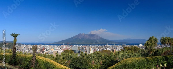 Obraz 長島美術館からみた鹿児島市街地と桜島