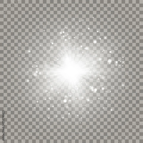 Obraz White sparkling outburst