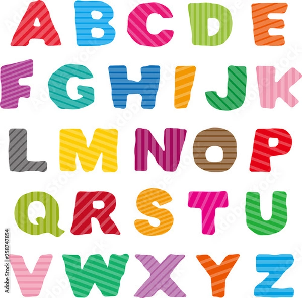 Obraz アルファベット