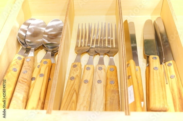 Obraz Calatree shop knife fork spoon