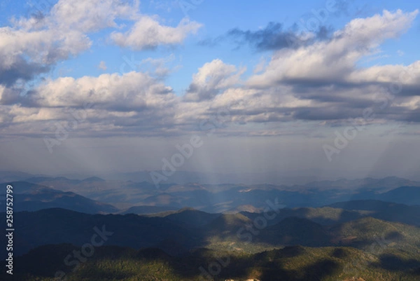 Obraz dramatic sky and clouds