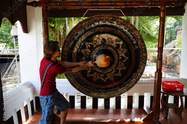 Obraz statue in thai temple