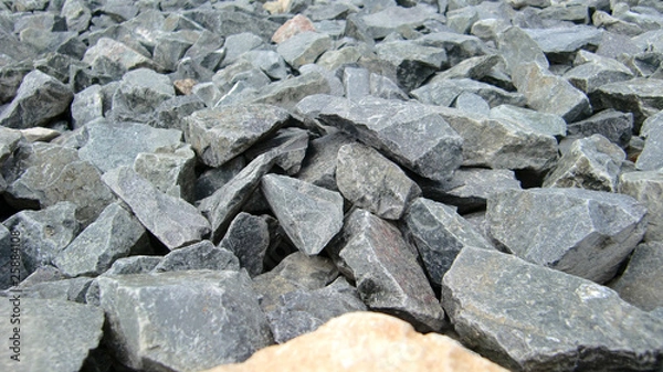 Obraz black small deco stones