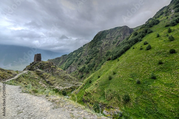 Obraz Panoramic Landscape - Kazbegi, Georgia