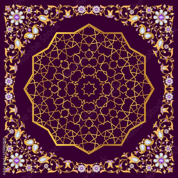 Obraz Ornate Arabic background
