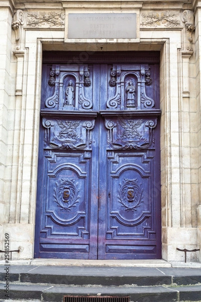 Obraz Catholic church Saint Etienne du Mont