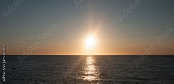 Obraz sunset over the sea