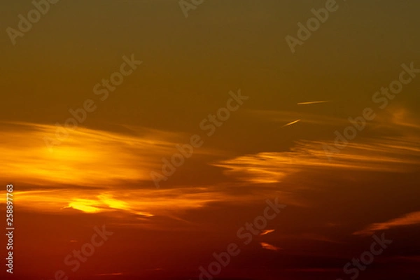 Obraz 夕焼け空アップ