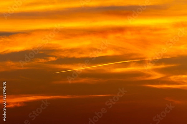 Obraz 夕焼け空アップ