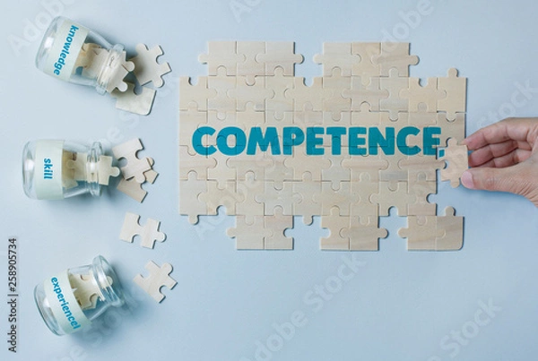 Obraz COMPETENCE BUILDING PUZZLE