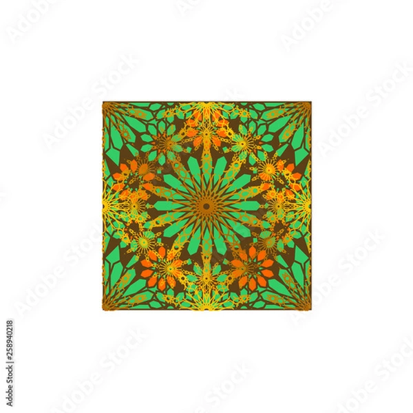 Fototapeta Pattern Geometric Islamic Background Template Vector Art