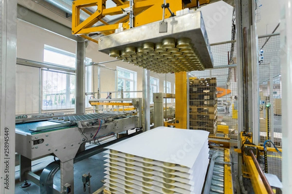 Fototapeta canning conveyor, automated line