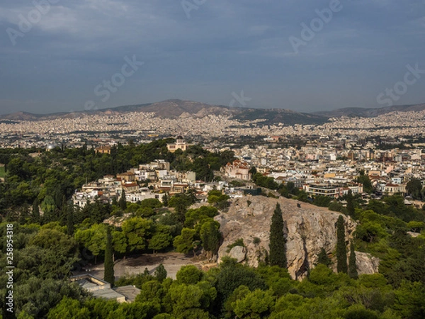 Obraz The cityscape from Acropolis