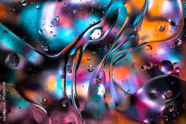 Obraz Abstract liquid colorful textured pattern background