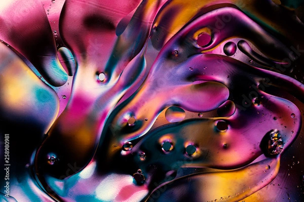 Obraz Abstract liquid colorful textured pattern background