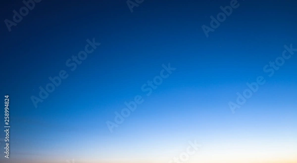 Obraz sunset sky gradient