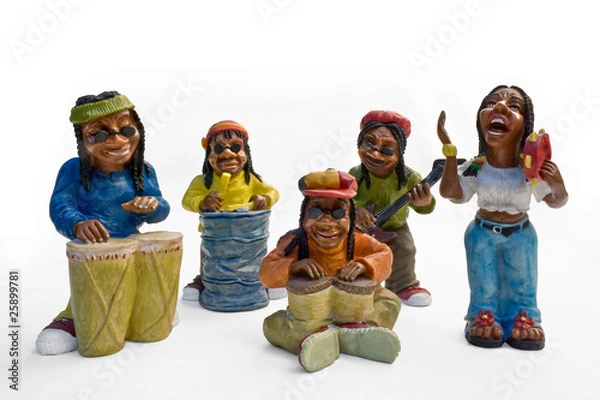 Obraz Dreadlock Reggae Musicians