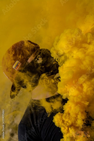 Obraz el humo te absorve 