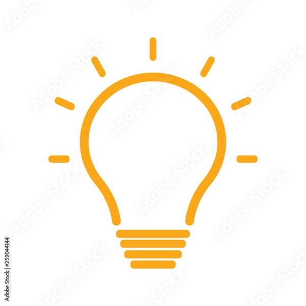 Obraz abstract light bulb