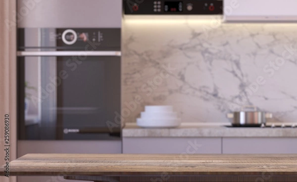 Obraz kitchen desk background