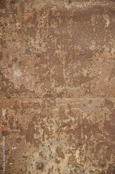 Fototapeta pannello arruginito