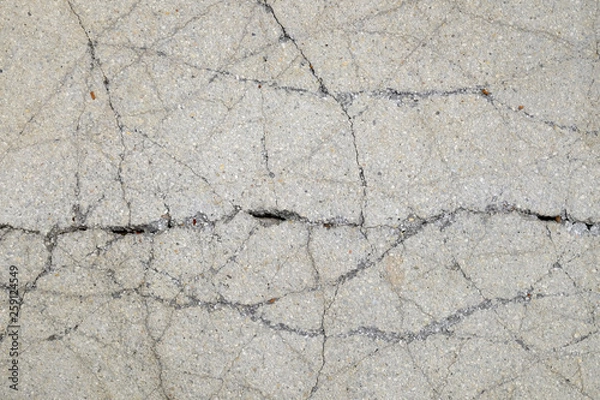 Fototapeta crack concrete floor texture