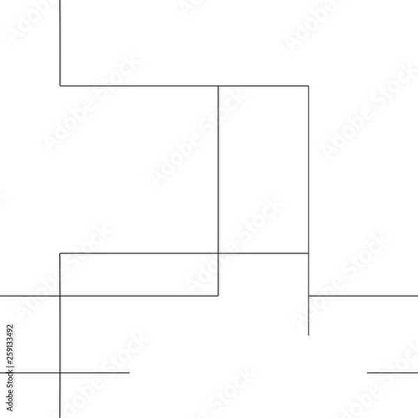 Obraz Geometric minimalist pattern