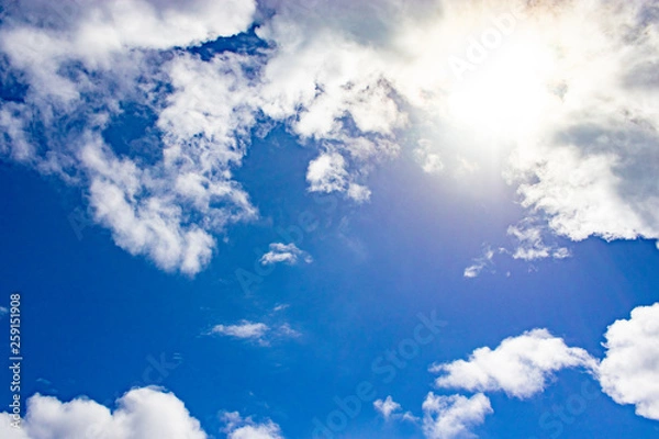 Obraz Blue sky with cloud