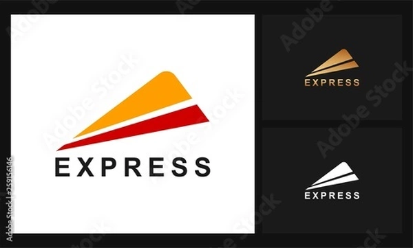 Fototapeta express icon logo