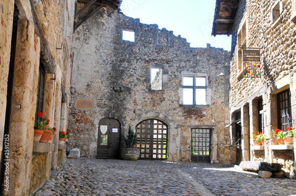 Obraz village medieval de perouges