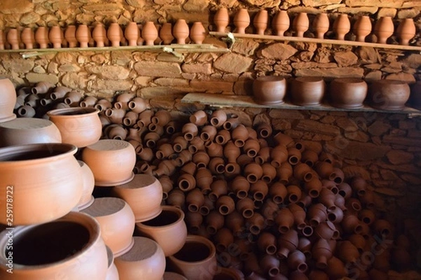 Fototapeta Pottery workshop, pottery