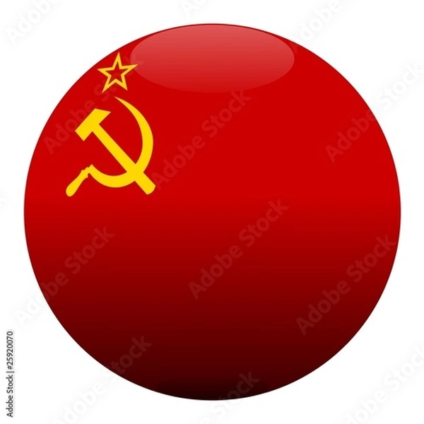 Obraz boule urss ussr ball drapeau flag