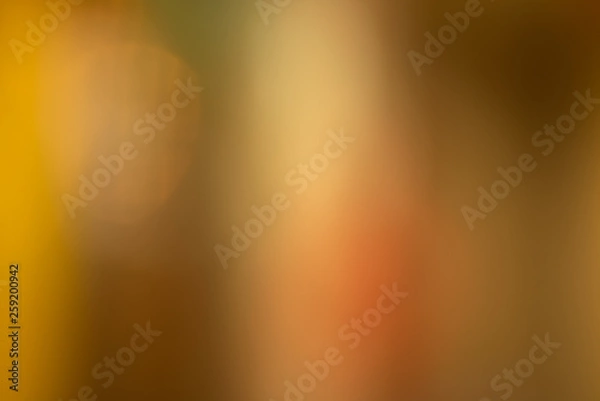 Fototapeta Abstract multicolored blurred background with warm hues