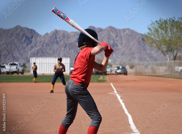Fototapeta Softball batter