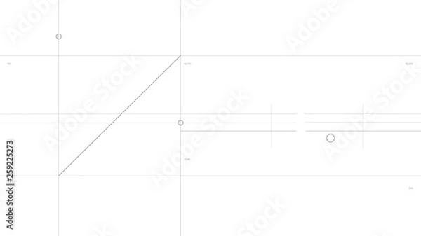 Fototapeta Hi Tech Lines grid mesh geometric pattern technology