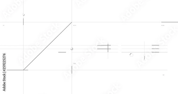 Fototapeta Hi Tech Lines grid mesh geometric pattern technology