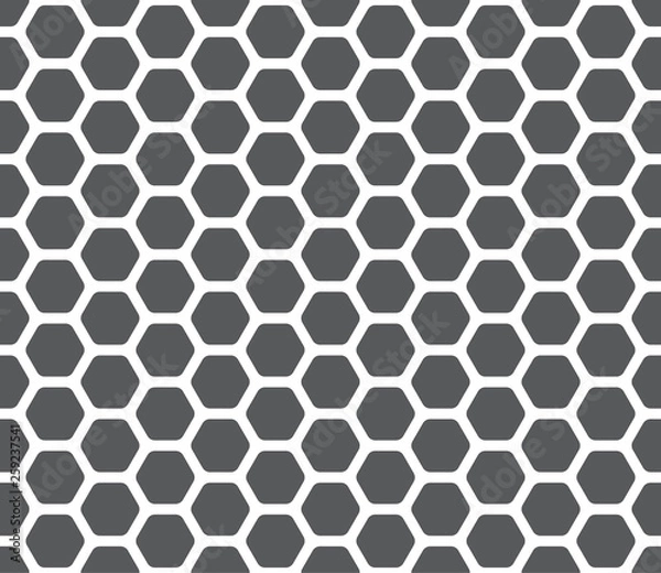 Fototapeta Honeycomb Pattern Hexagonal	Tillable grid mesh geometric repeatable technology hi-tech