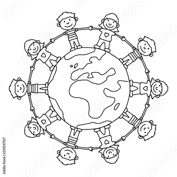 Obraz Mandala – Kinder