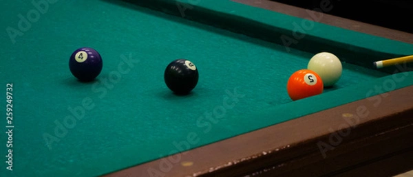 Fototapeta billiard balls 
