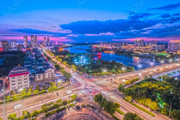 Obraz Urban Park Nightscape