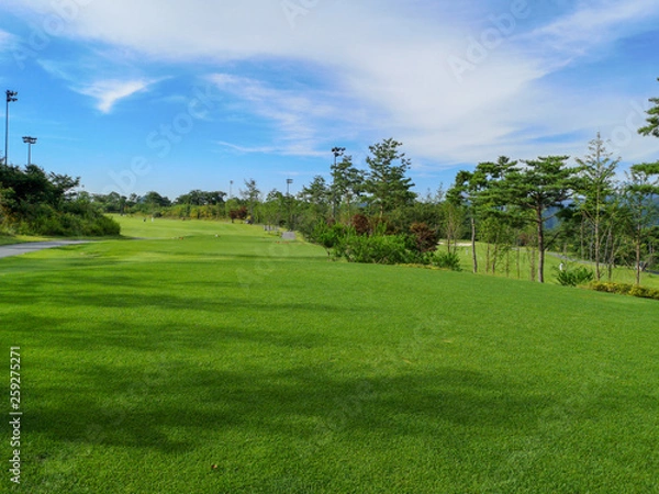 Obraz 한국 골프장의 풍경