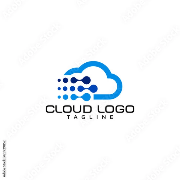Obraz Cloud Logo Template