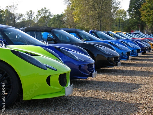 Obraz supercar lineup