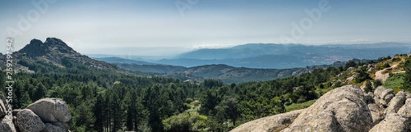Obraz Landscape Monte Limbara Sardinien