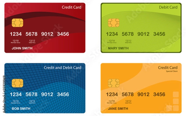 Obraz Credit Card Designs