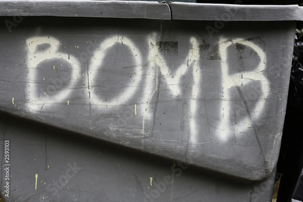 Obraz bomb graffiti